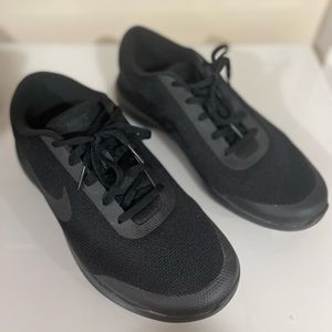 Mens Nike Flex Experience RN 7 ALL BLACK size 10.5W